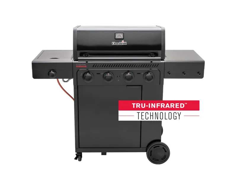 Char Broil Gasgrill Essential 4 G mit Seitenbrenner und Tru-Infrared Technology – Bild 2