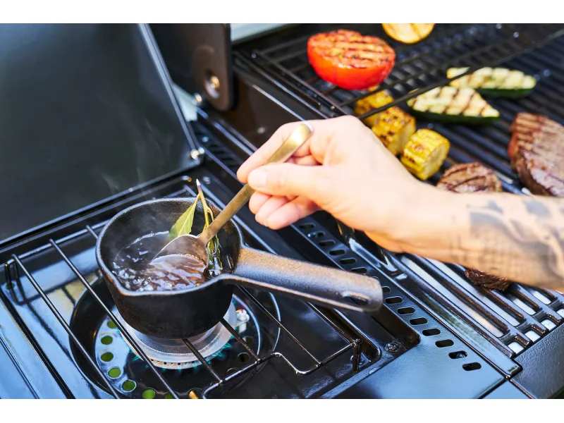 Char Broil Gasgrill Essential 4 G mit Seitenbrenner und Tru-Infrared Technology – Bild 5