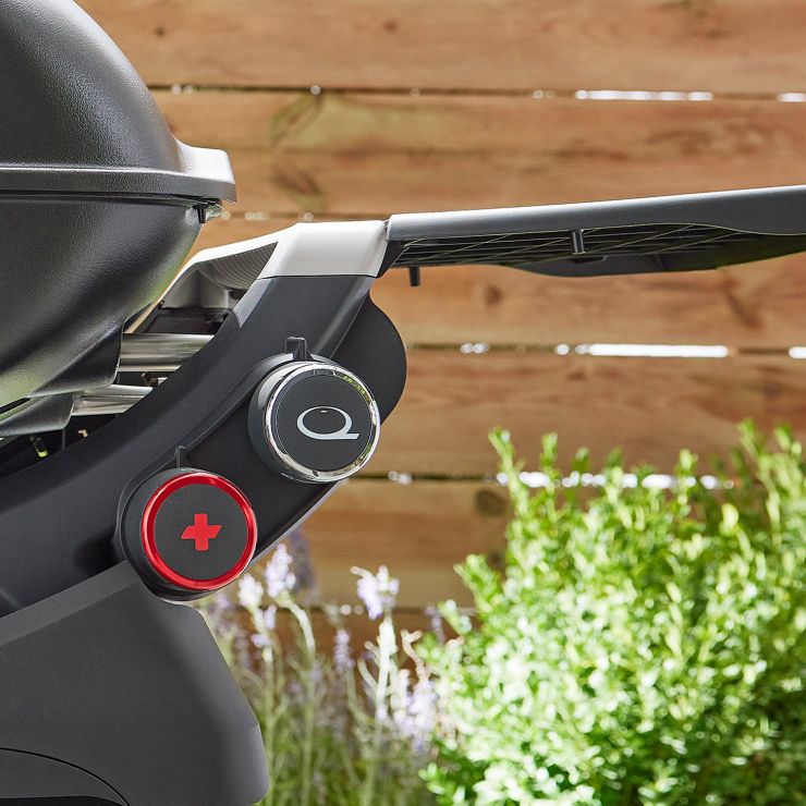 Gasgrill Weber Q 3200N+ mit Rollwagen, Black, inklusive Abdeckhaube – Bild 6
