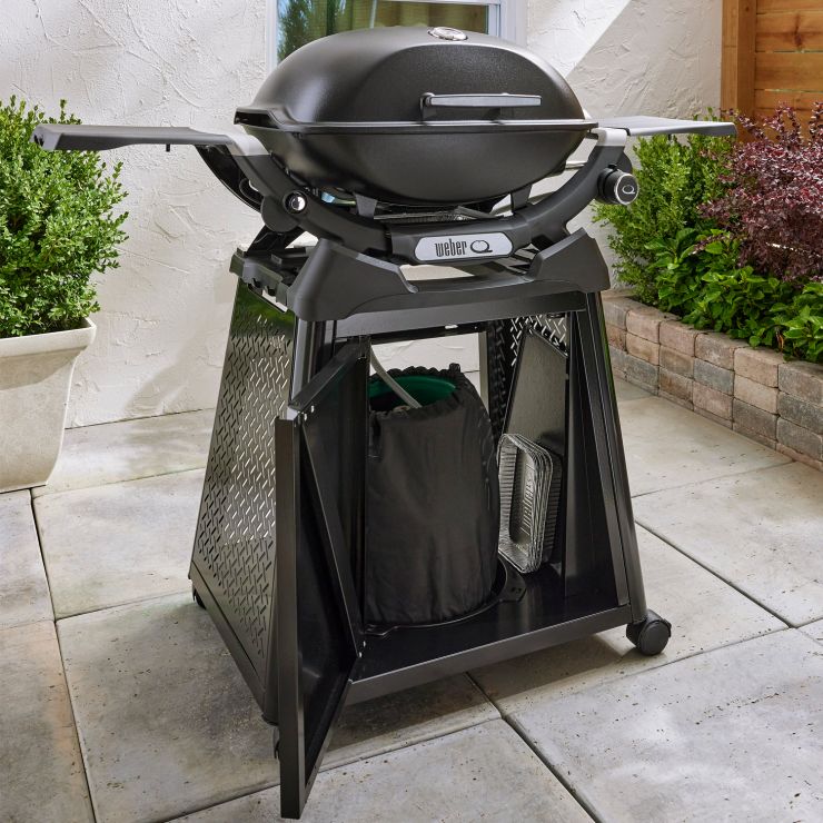 Weber Gasgrill Q 3200N+ mit Rollwagen, Black – Bild 5
