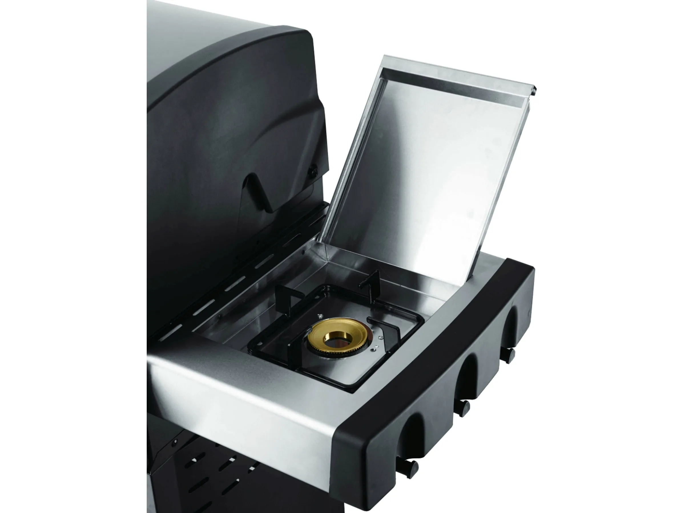 El Fuego Gasgrill Concord 4 Brenner, Seitenbrenner & Heckbrenner Silber – Bild 4