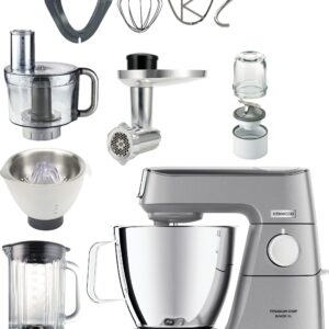 KENWOOD Küchenmaschine Titanium Chef Baker XL KVL85.704SI