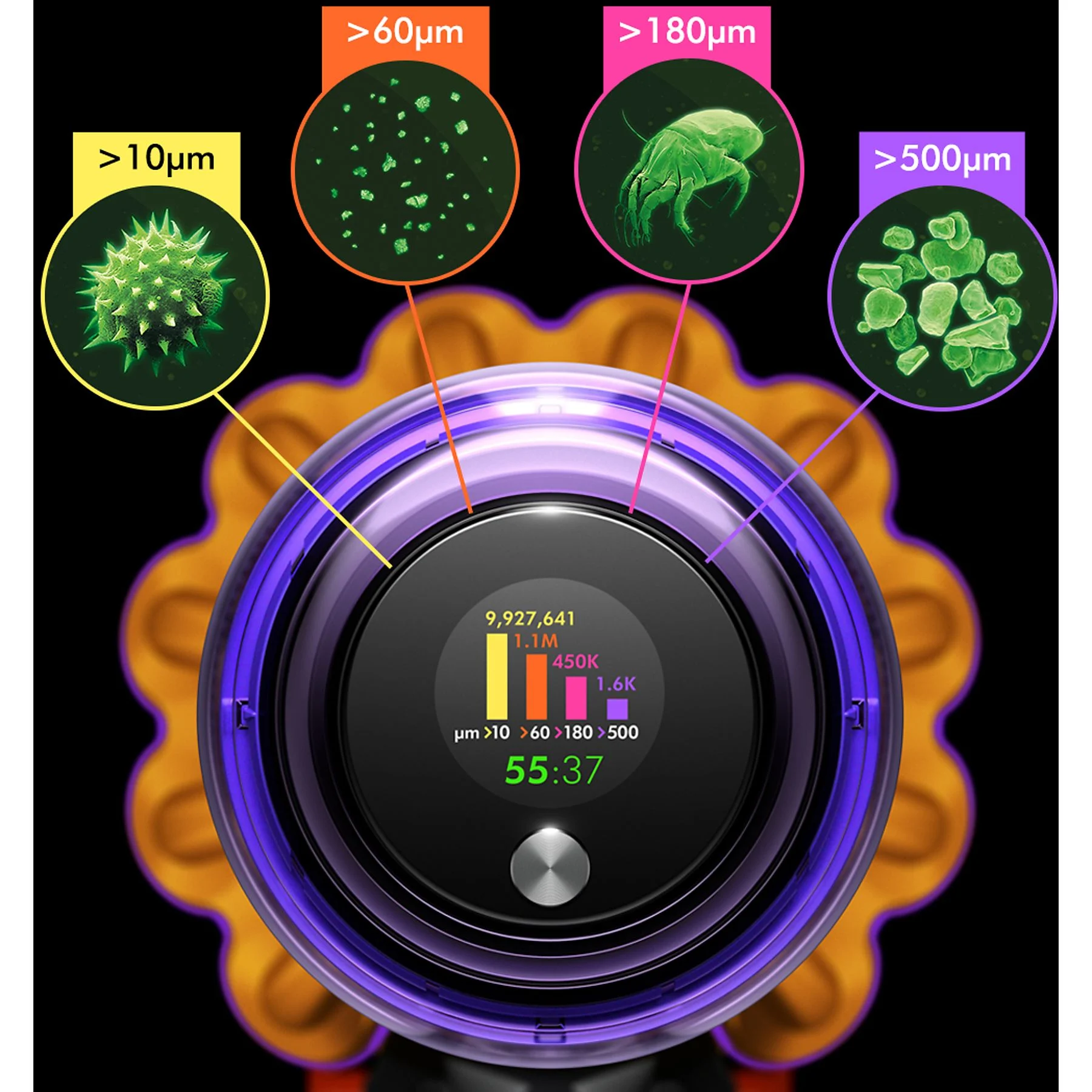 DYSON V15 Detect (2022) Stielsauger, Akkubetrieb, 660 Watt – Bild 9