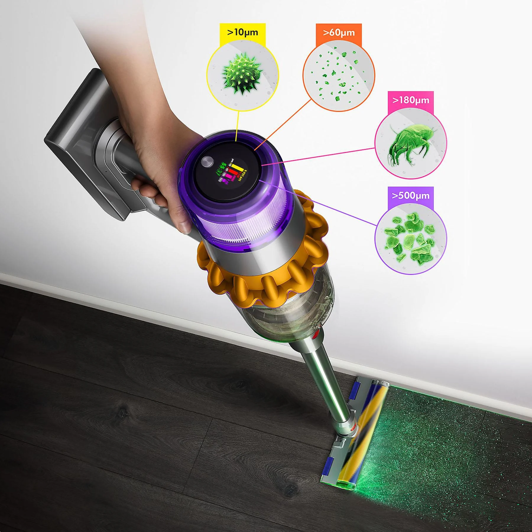 DYSON V15 Detect (2022) Stielsauger, Akkubetrieb, 660 Watt – Bild 7