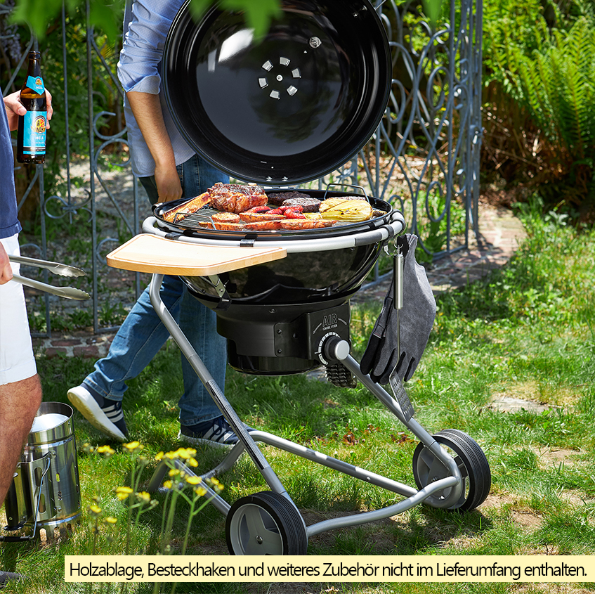 Rösle Holzkohlegrill Kugelgrill No.1 F60 Air inkl. Abdeckhaube – Bild 8