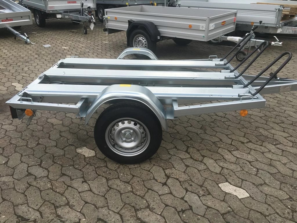 TPV Motorradanhänger MU2 Stahlblech für 2 bis 3 Motorräder geeignet ungebremst 750kg – Bild 2