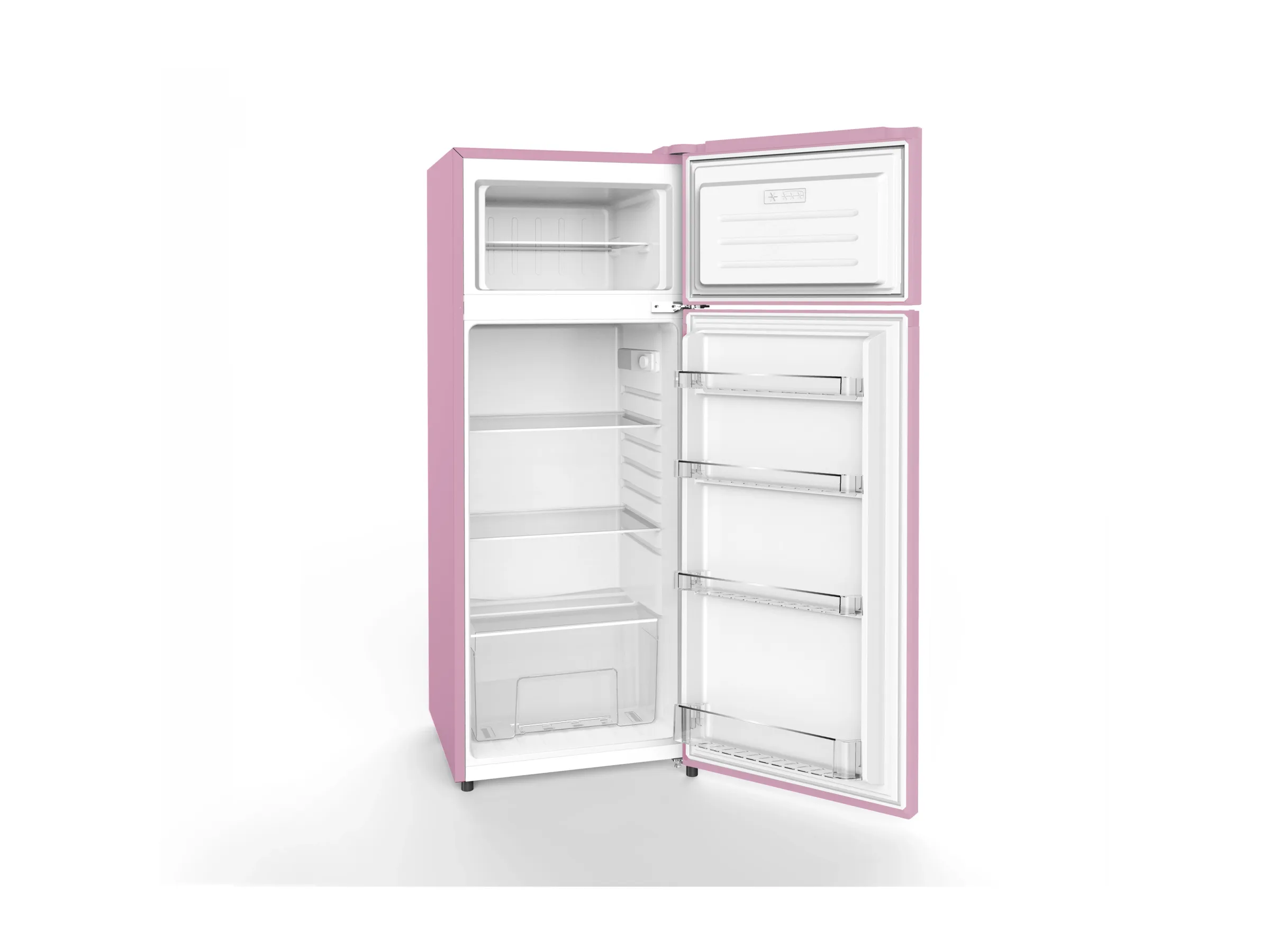 PKM Kühl-Gefrierkombination GK210-2 SP Pink – Bild 2