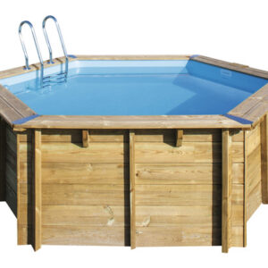 Aufstellpool Holzpool Set Gre rund 400x119 cm inkl.